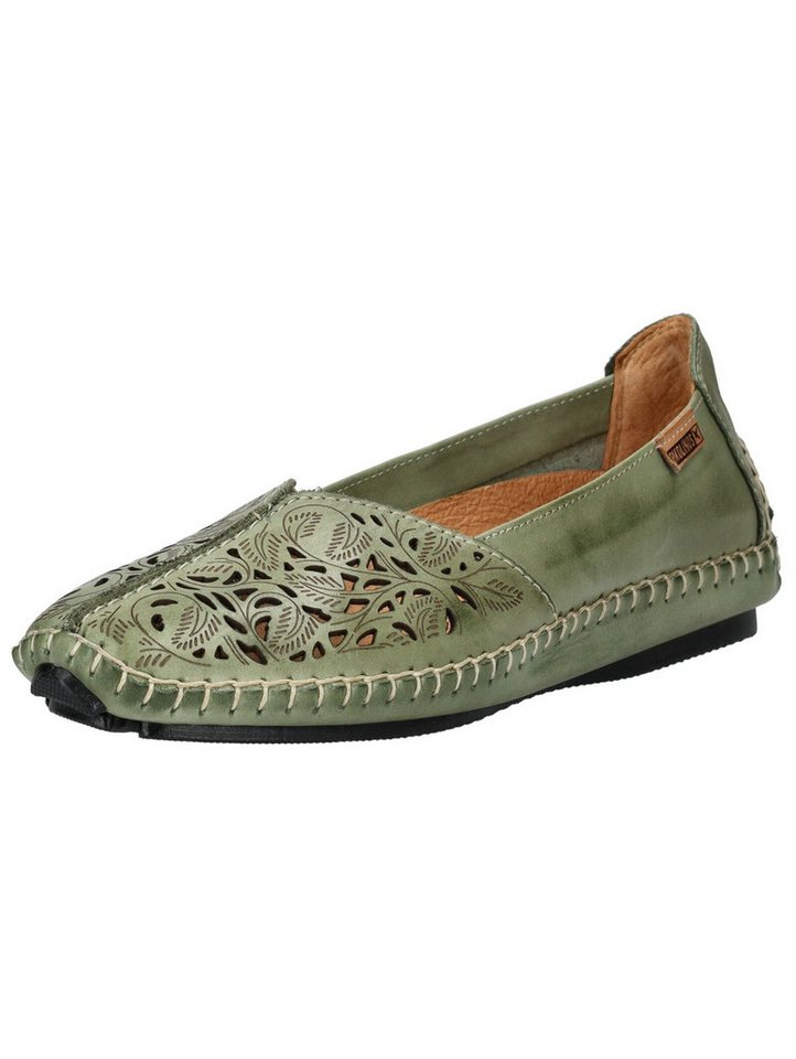 Pikolinos Slipper Leder Slipper (grün)