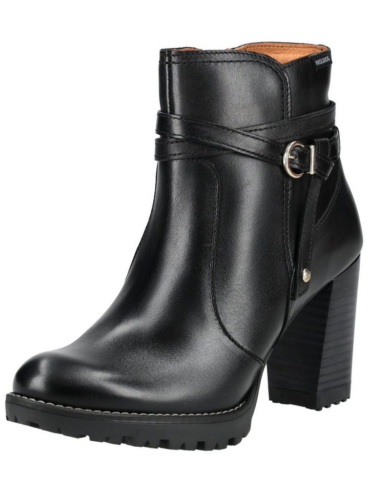 Pikolinos Stiefelette Leder High-Heel-Stiefelette (schwarz)