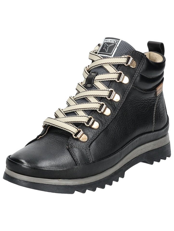 Pikolinos Stiefelette Leder Schnürstiefelette (schwarz)