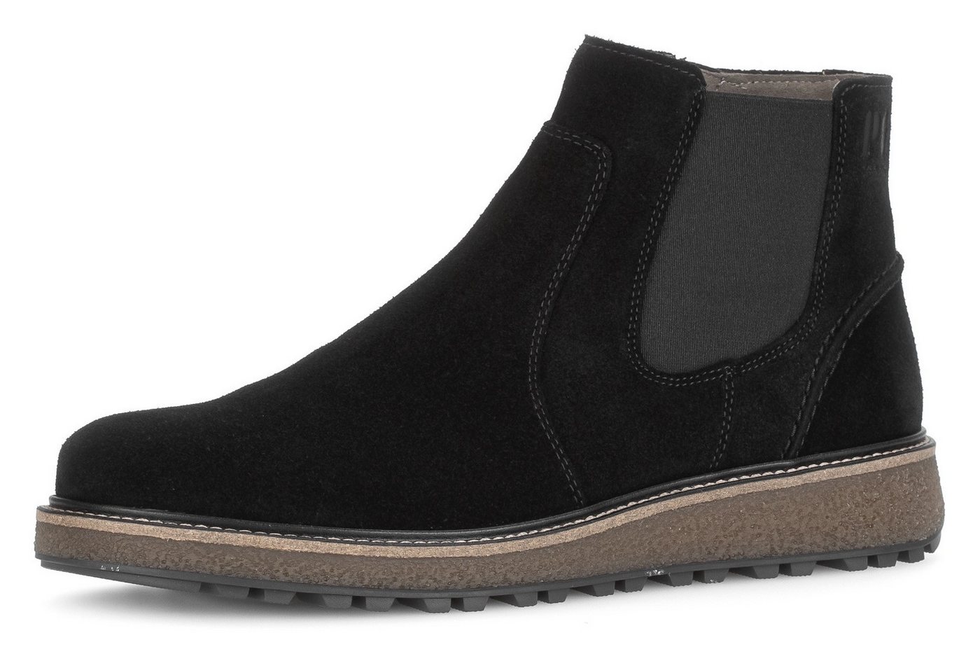 Pius Gabor Chelseaboots, Herbstboots mit Kontrastnähten und Logoprägung