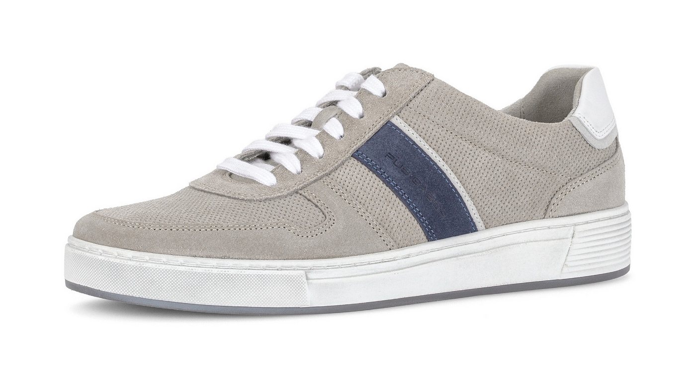 Pius Gabor Sneaker Freizeitschuh, Halbschuh, Schnürer mit Kontrastbesätze, Weite G (beige)