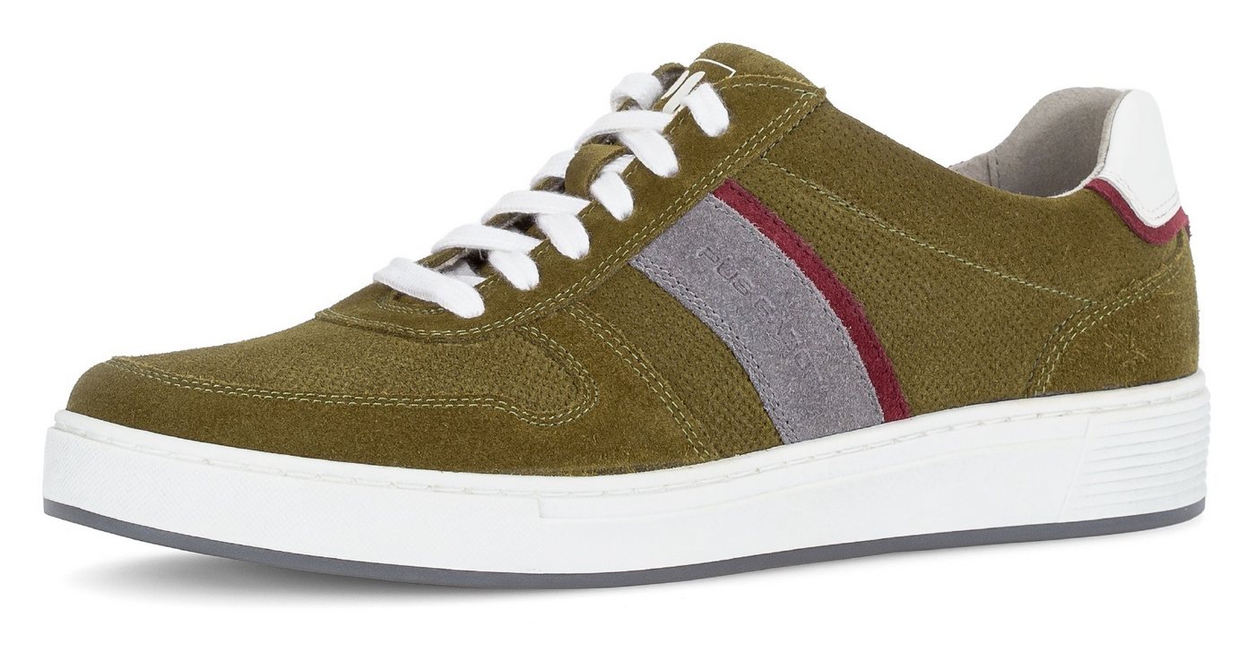 Pius Gabor Sneaker Freizeitschuh, Halbschuh, Schnürer mit Kontrastbesätze, Weite G