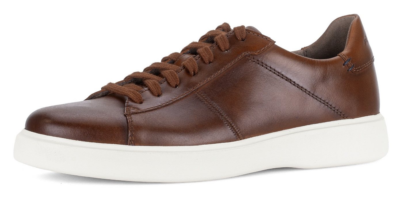 Pius Gabor Sneaker, Freizeitschuh, Halbschuh, Schnürschuh, Ziernähte, G-Weite