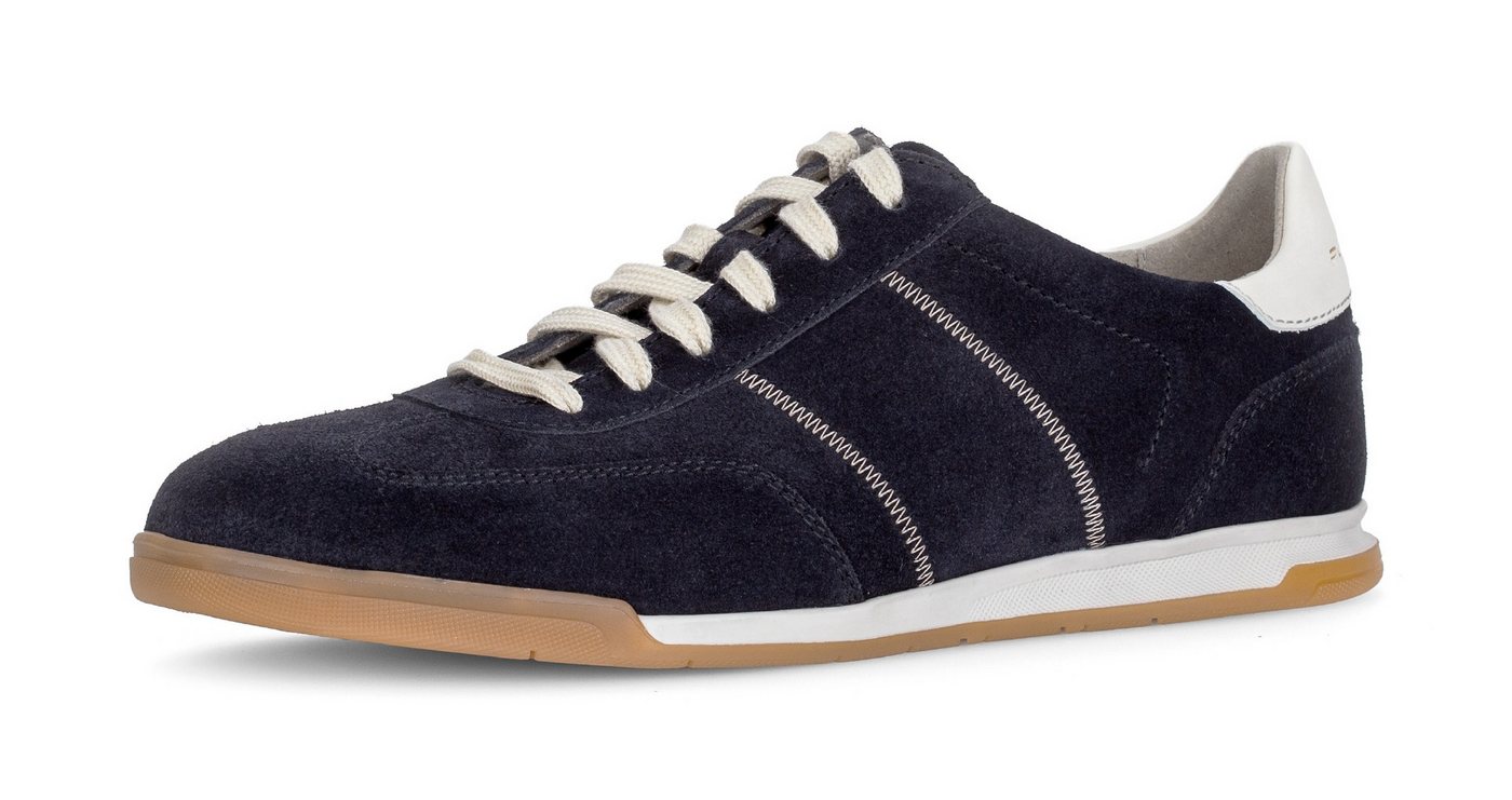 Pius Gabor Sneaker, Freizeitschuh, Komfortschuh, Schnürschuh mit Kontrastnähten, G-Weite