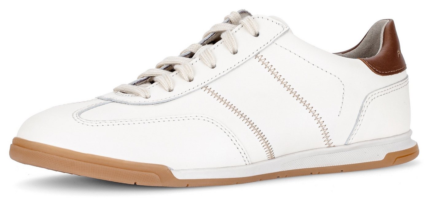 Pius Gabor Sneaker, Freizeitschuh, Komfortschuh, Schnürschuh mit Kontrastnähten, G-Weite
