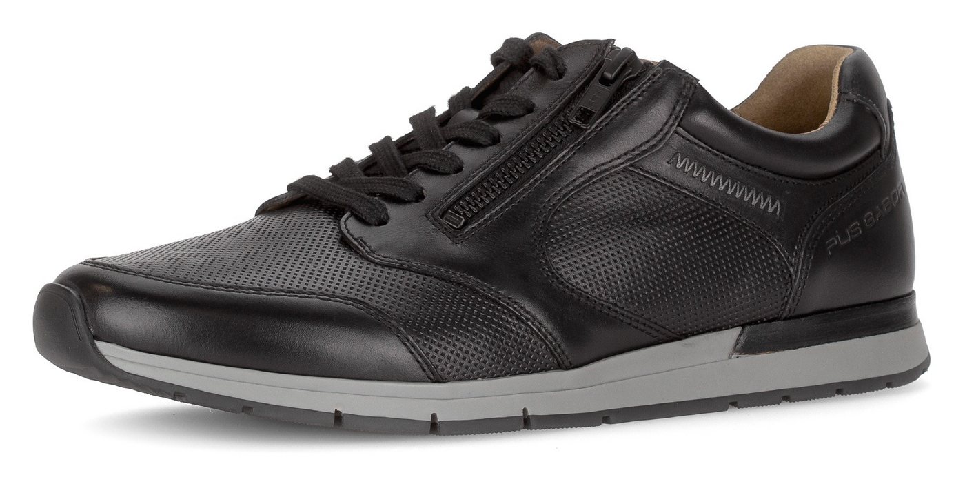 Pius Gabor Sneaker, Freizeitschuh, Schnürer, Halbschuh mit Logoprägung, Weite G (weit)
