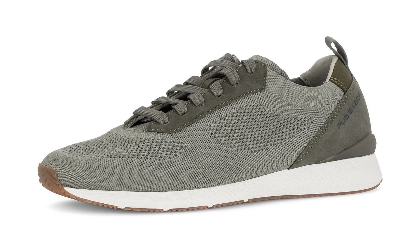 Pius Gabor Sneaker Halbschuh, Schnürschuh mit praktischer Anziehlasche, G-Weite (salbei)