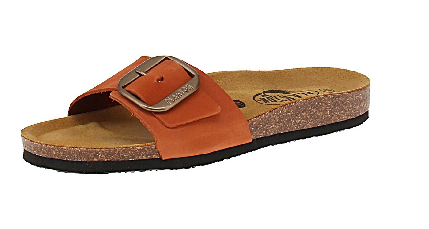 Plakton 181018 Bis 3 Noubuck - Damen Pantolette - Teja Sandale
