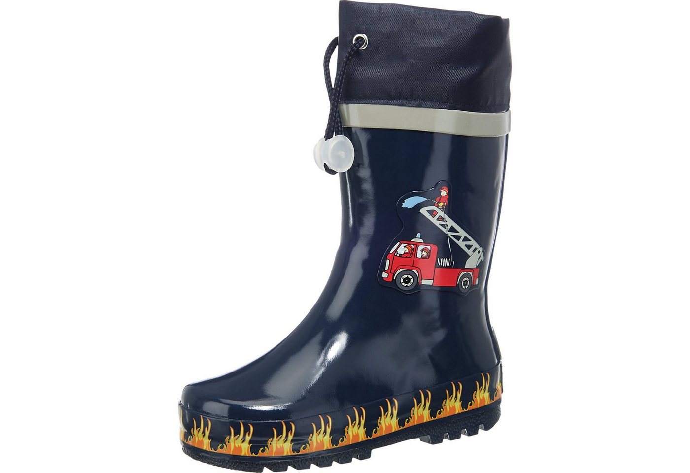 Playshoes Gummistiefel (1-tlg) (blau/gelb/grau)