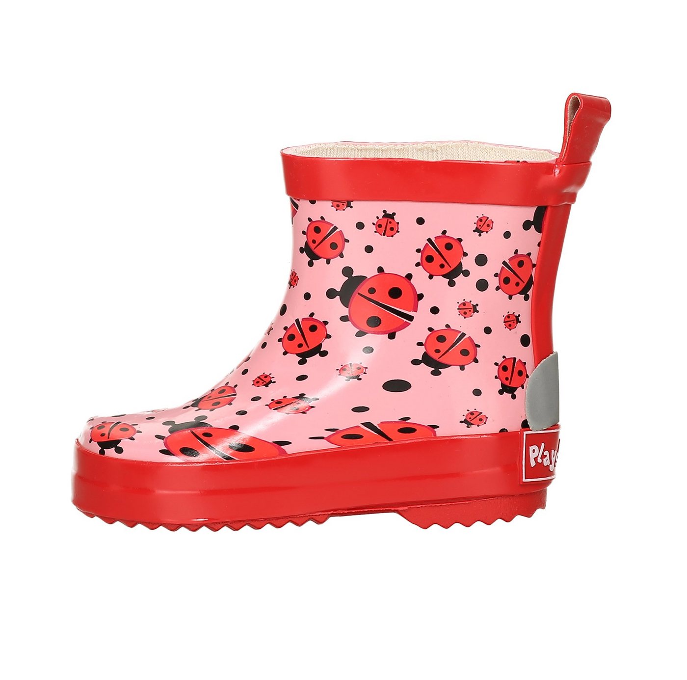 Playshoes Gummistiefel Halbschaft Marienkäfer Gummistiefel