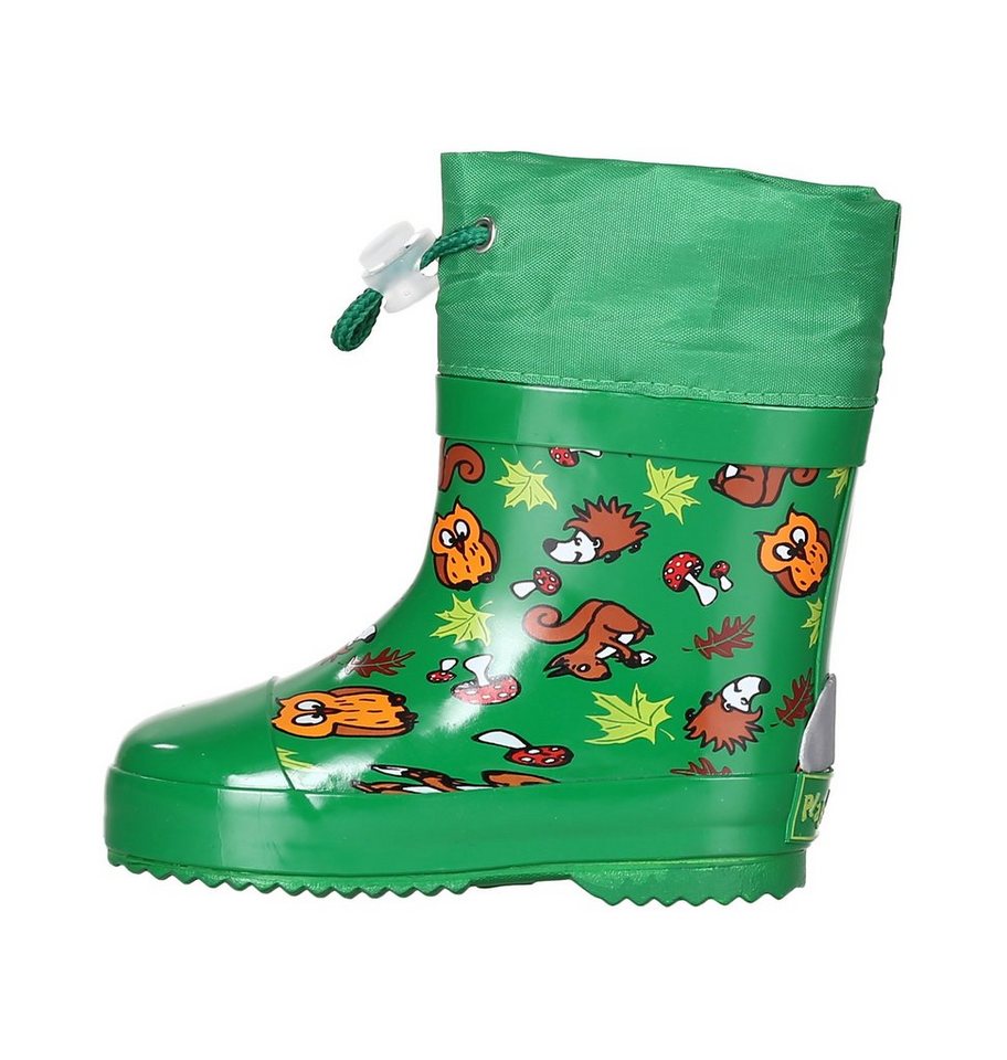 Playshoes Gummistiefel Halbschaft Waldtiere gefüttert Gummistiefel