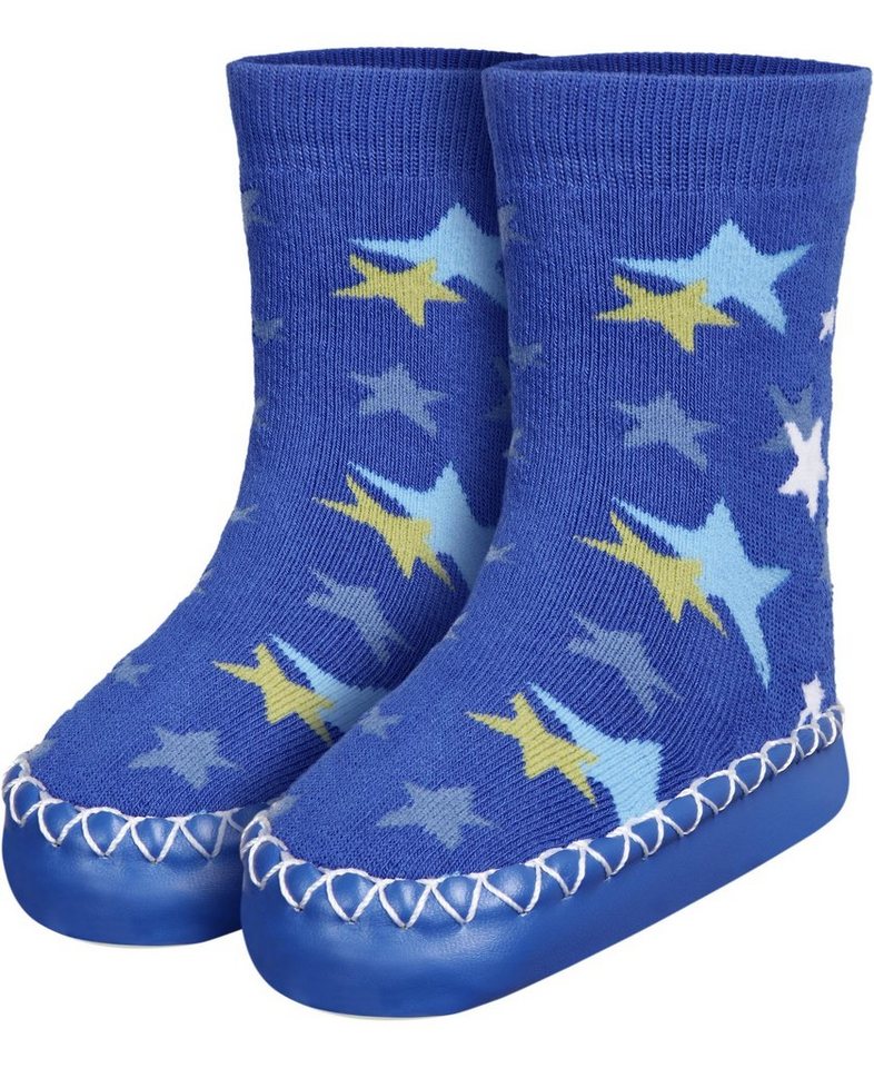 Playshoes Hüttenschuh Sterne Hausschuh