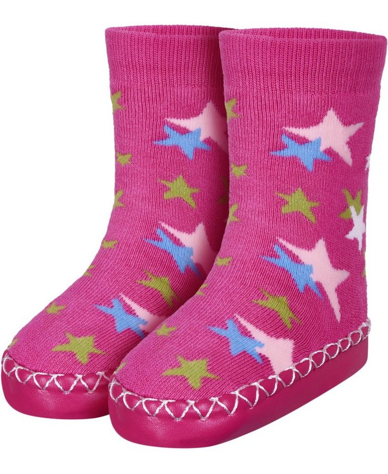 Playshoes Hüttenschuh Sterne Hausschuh