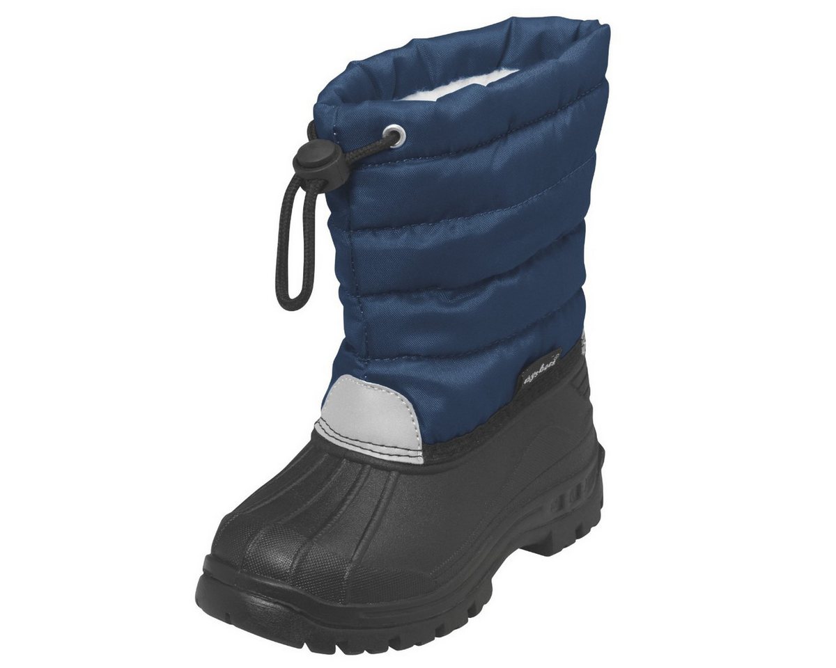 Playshoes Kinder Winter-Bootie Schneeschuh blau EUR 24/25 Winterboots