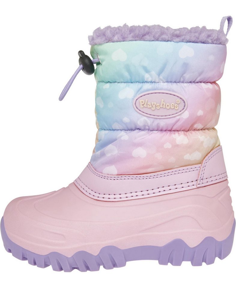 Playshoes Winter-Bootie Regenbogen Winterboots