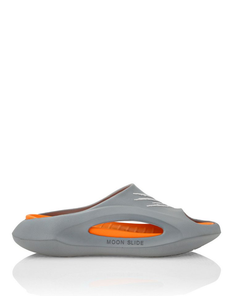 PLEIN SPORT Flache Gummisandalen Strandschuh