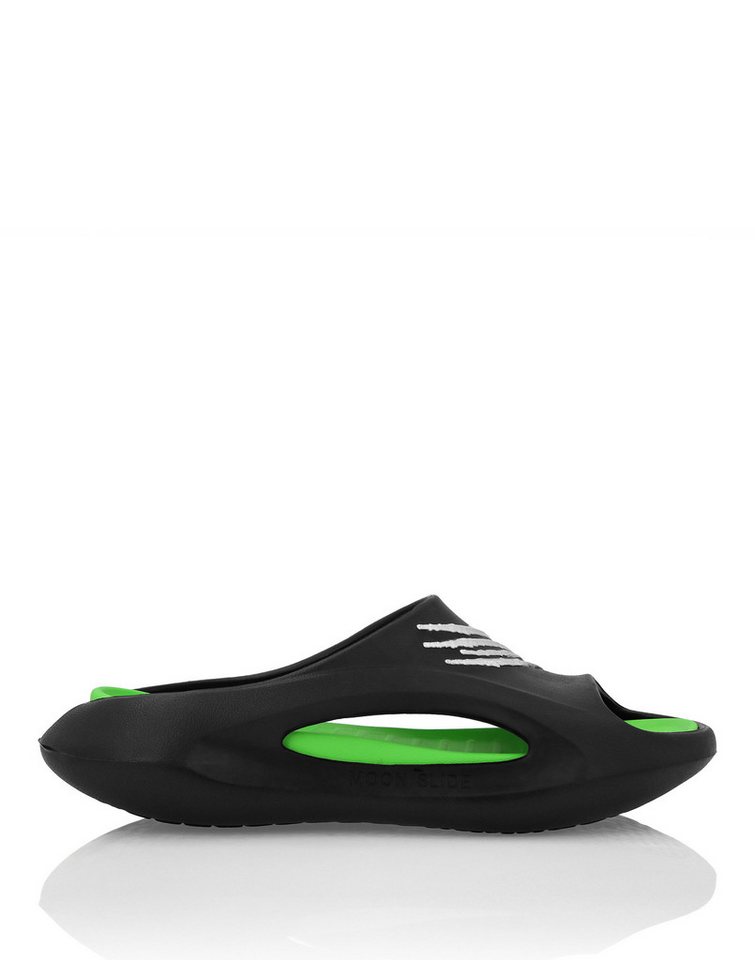 PLEIN SPORT Flache Gummisandalen Strandschuh