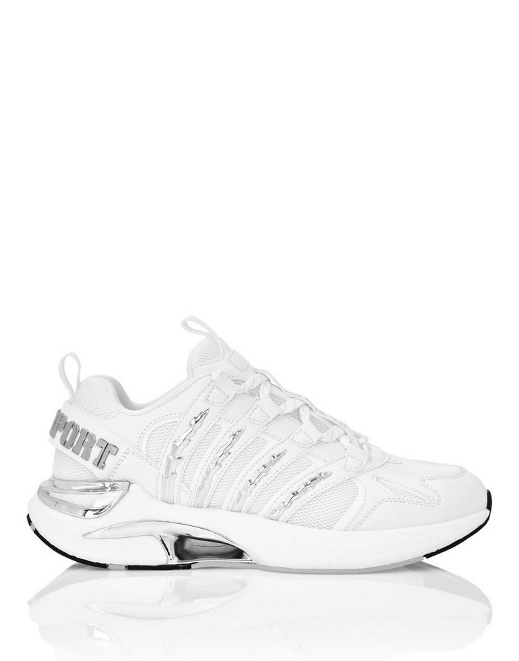 PLEIN SPORT Lo-Top Turnschuhe Sneaker (weiß)