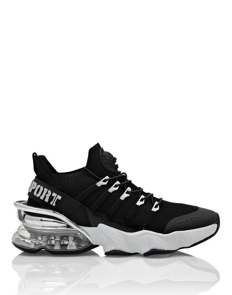 PLEIN SPORT Tiger Attack//Gen.x.4 Sneaker (schwarz/weiß)