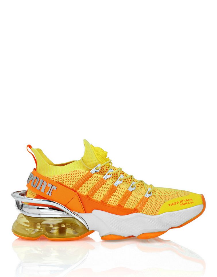 PLEIN SPORT Tiger Sneaker (orange/schwarz)