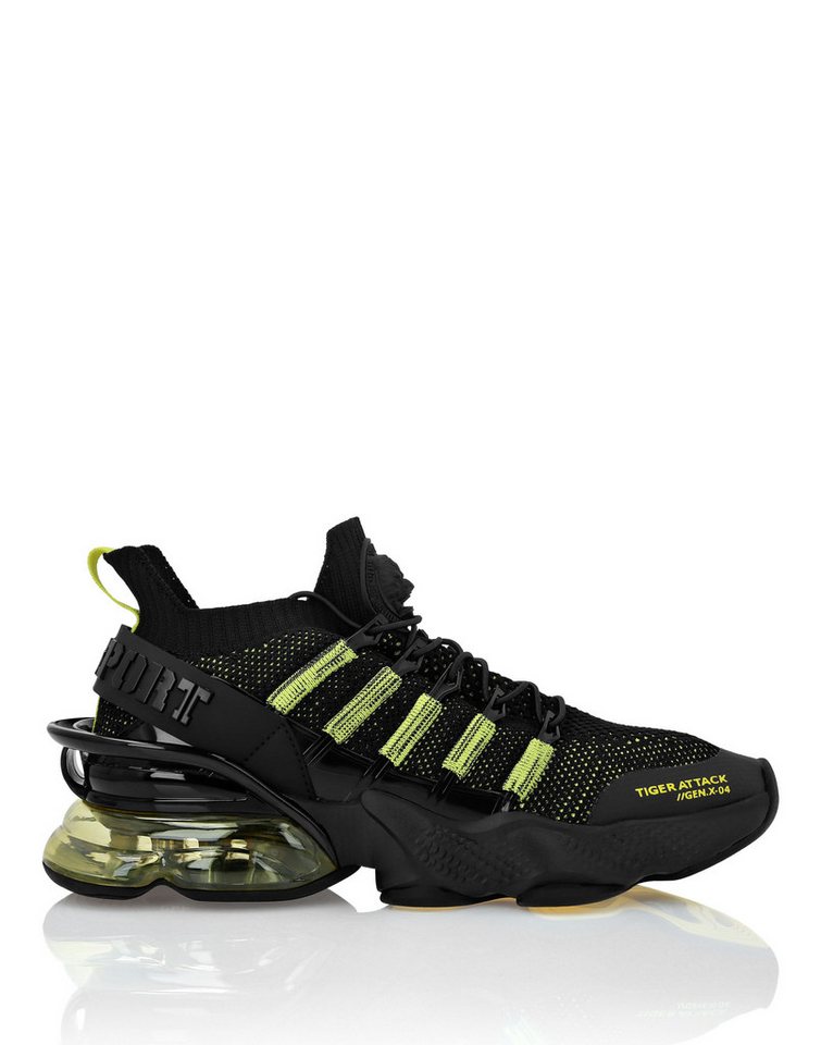 PLEIN SPORT Tiger Sneaker (schwarz/gelb)