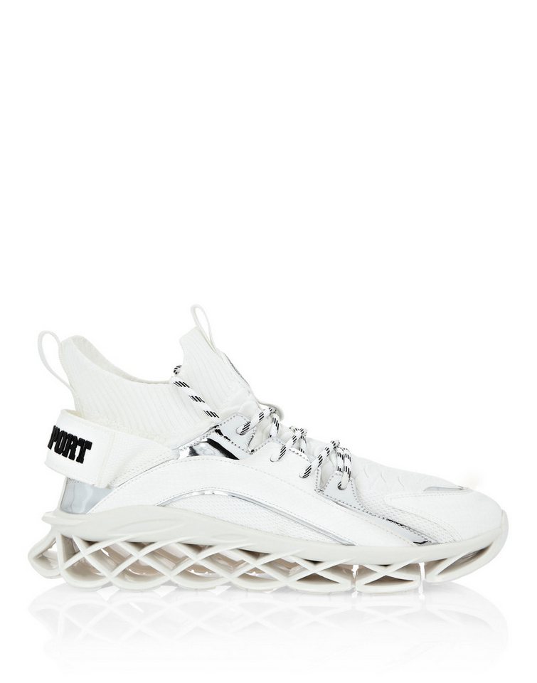 PLEIN SPORT Tiger Sneaker (weiß)