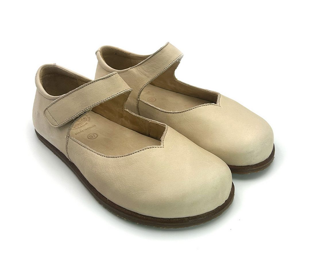 POLOLO Alma & Alina, bequemer Damen Barfußschuh aus pflanzlich gegerbtem Leder