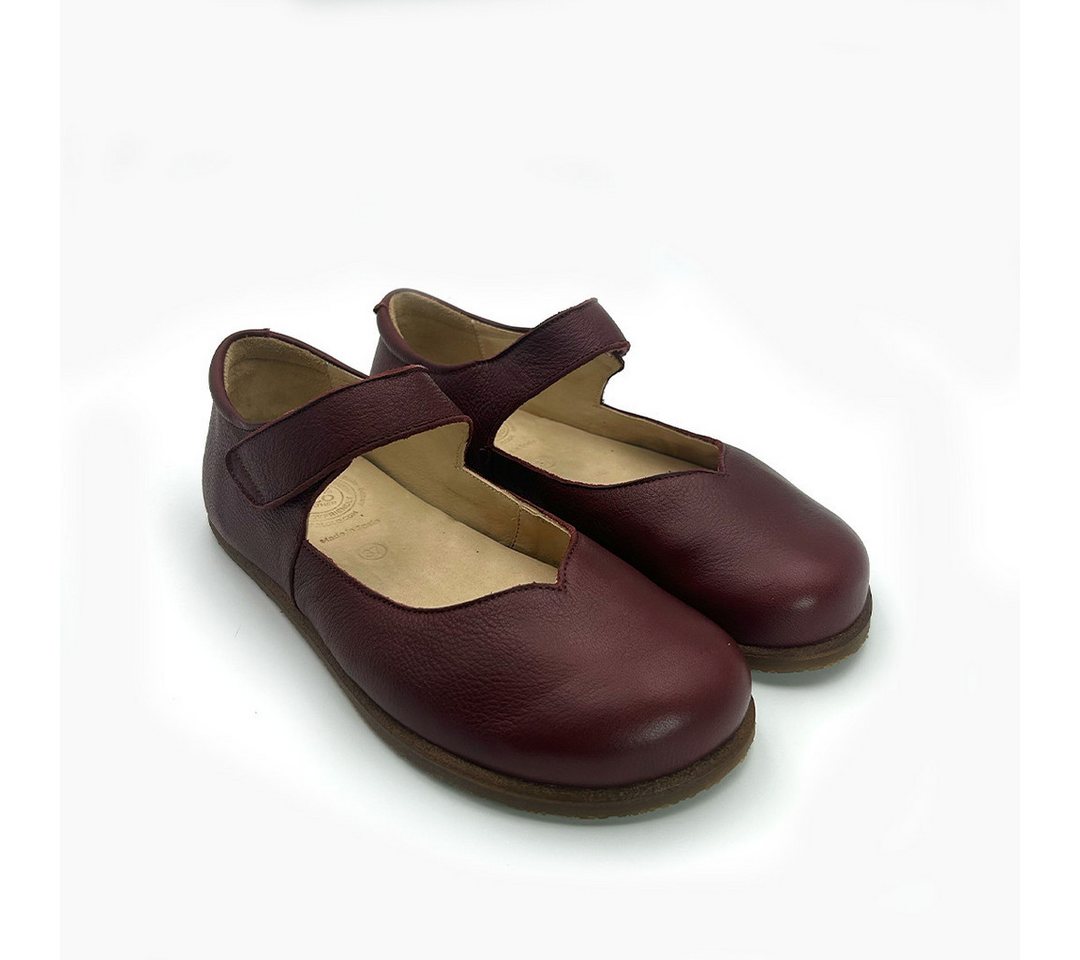 POLOLO Alma & Alina, bequemer Damen Barfußschuh aus pflanzlich gegerbtem Leder