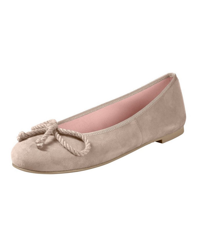 Pretty Ballerinas Velours-Ballerinas Angelis Ballerina (beige/braun)