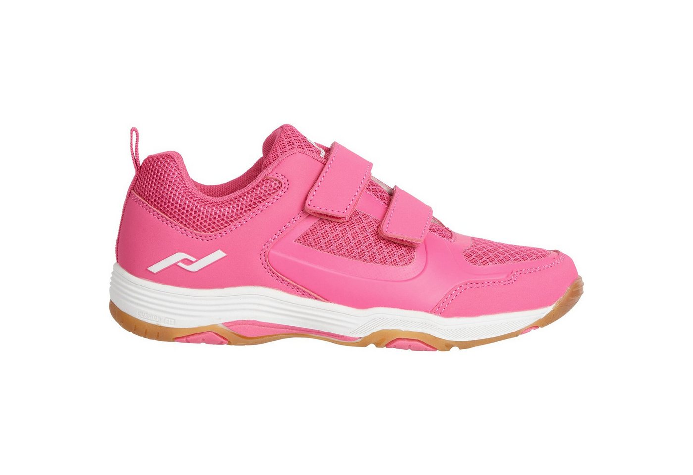 Pro Touch Rebel IV VLC J Indoorschuh Hallenschuhe, Sportschuhe, nicht abfärbende Sohle (rosa)