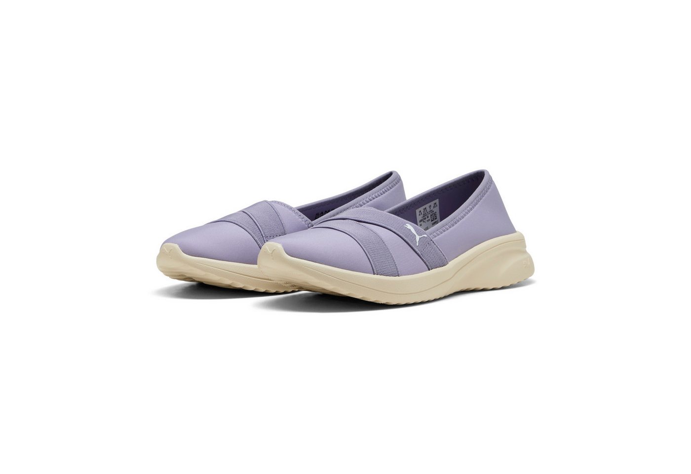 Puma ADELINA 2 Sneaker mit minimalistischer Silhouette, flexibles Obermaterial aus Textil (lila/weiß)