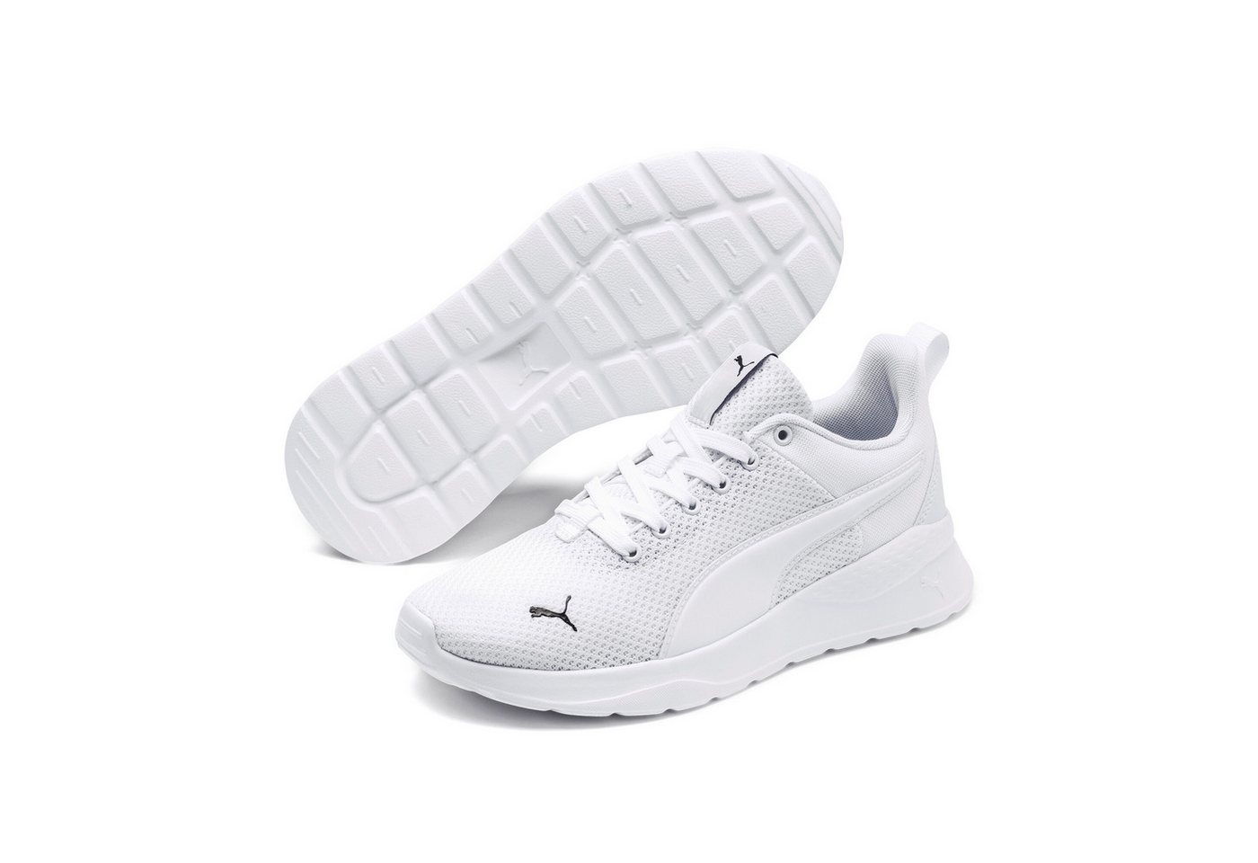 Puma ANZARUN LITE JR Sneaker atmungsaktives Mesh-Obermaterial, dämpfende EVA-Zwischensohle (weiß)