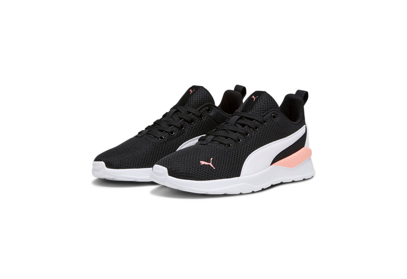 Puma ANZARUN LITE Sneaker mit atmungsaktivem Textil-Obermaterial, mit SOFTFOAM+ Einlegesohle (schwarz/weiß)