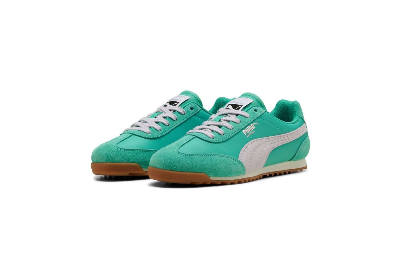Puma ARIZONA NYLON Sneaker für vielseitige Einsätze, mit Wildleder-Overlays, sportlicher Stil (grün)