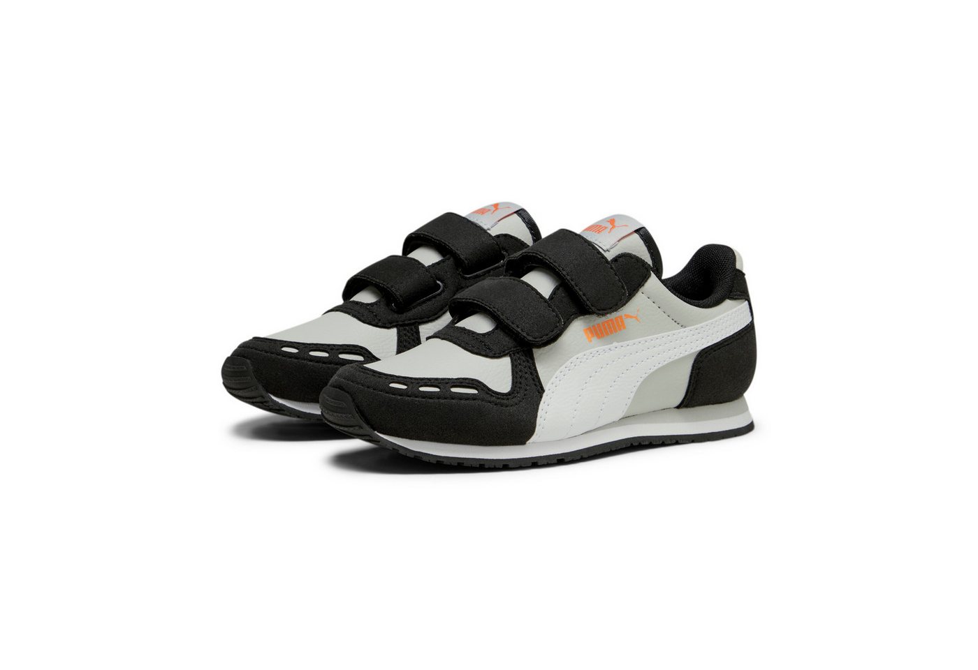 Puma CABANA RACER SL 20 V PS Sneaker mit Klettverschluss (grau/weiß/schwarz)