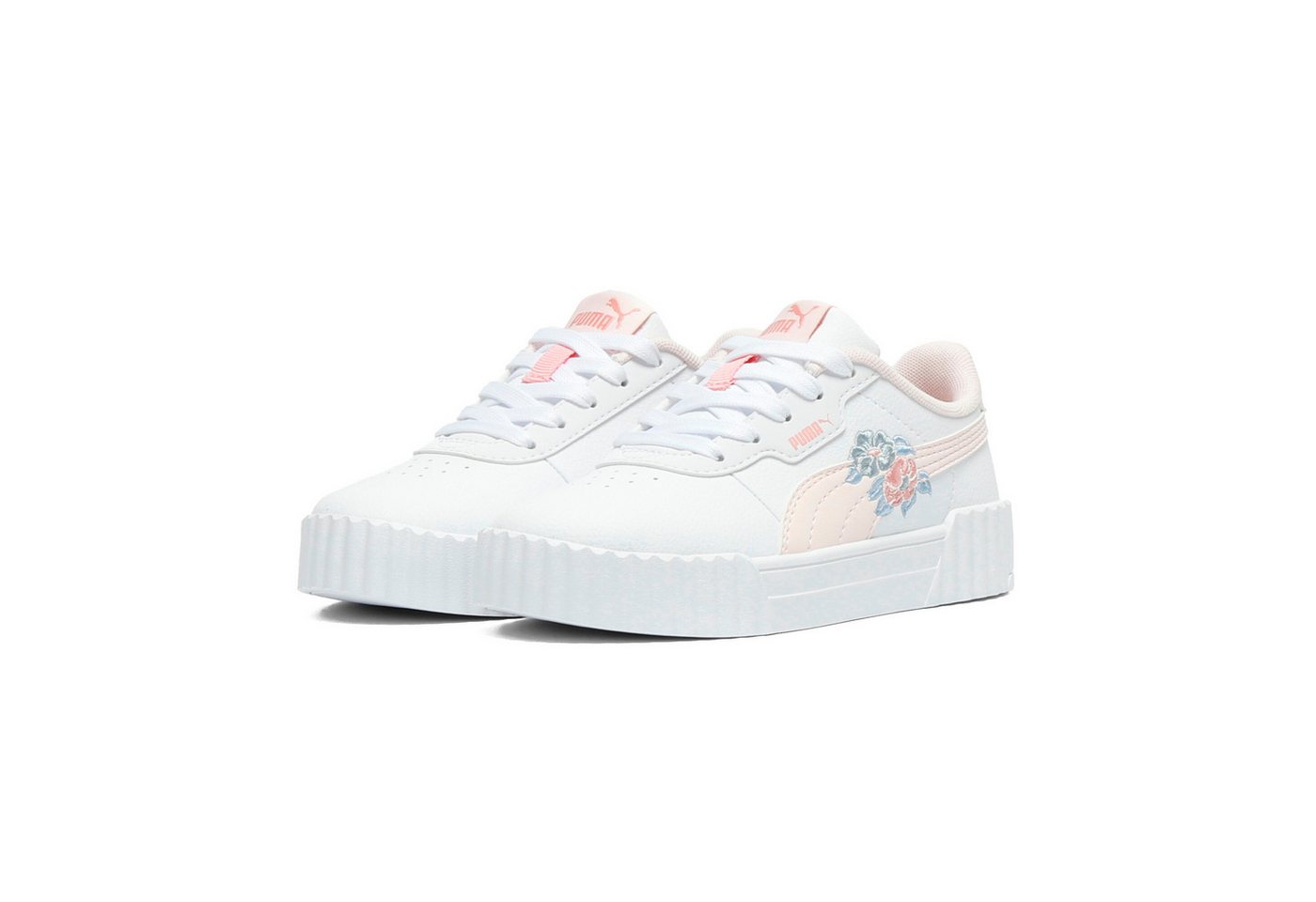 Puma CARINA 3.0 FLORAL PS Sneaker mit Schnürverschluss, atmungsaktives Innenmaterial aus Textil