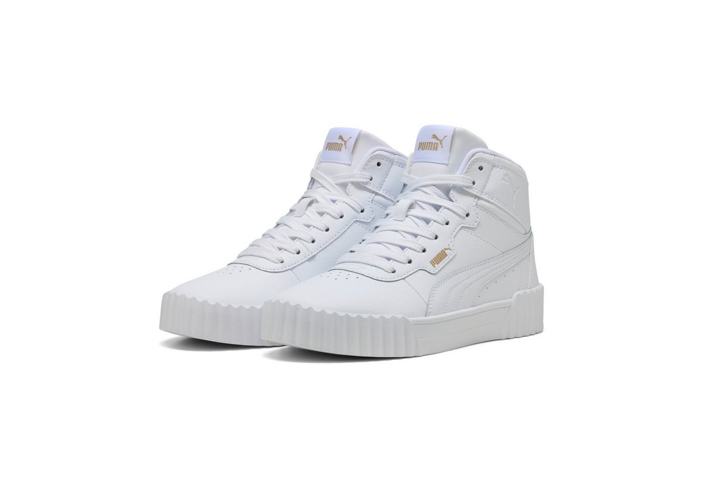 Puma CARINA 3.0 MID Sneaker (weiß/gold)