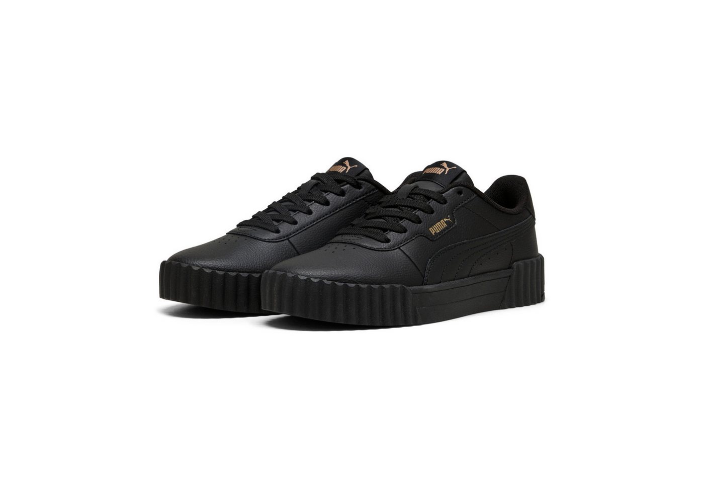 Puma CARINA 3.0 Sneaker (schwarz/gold)