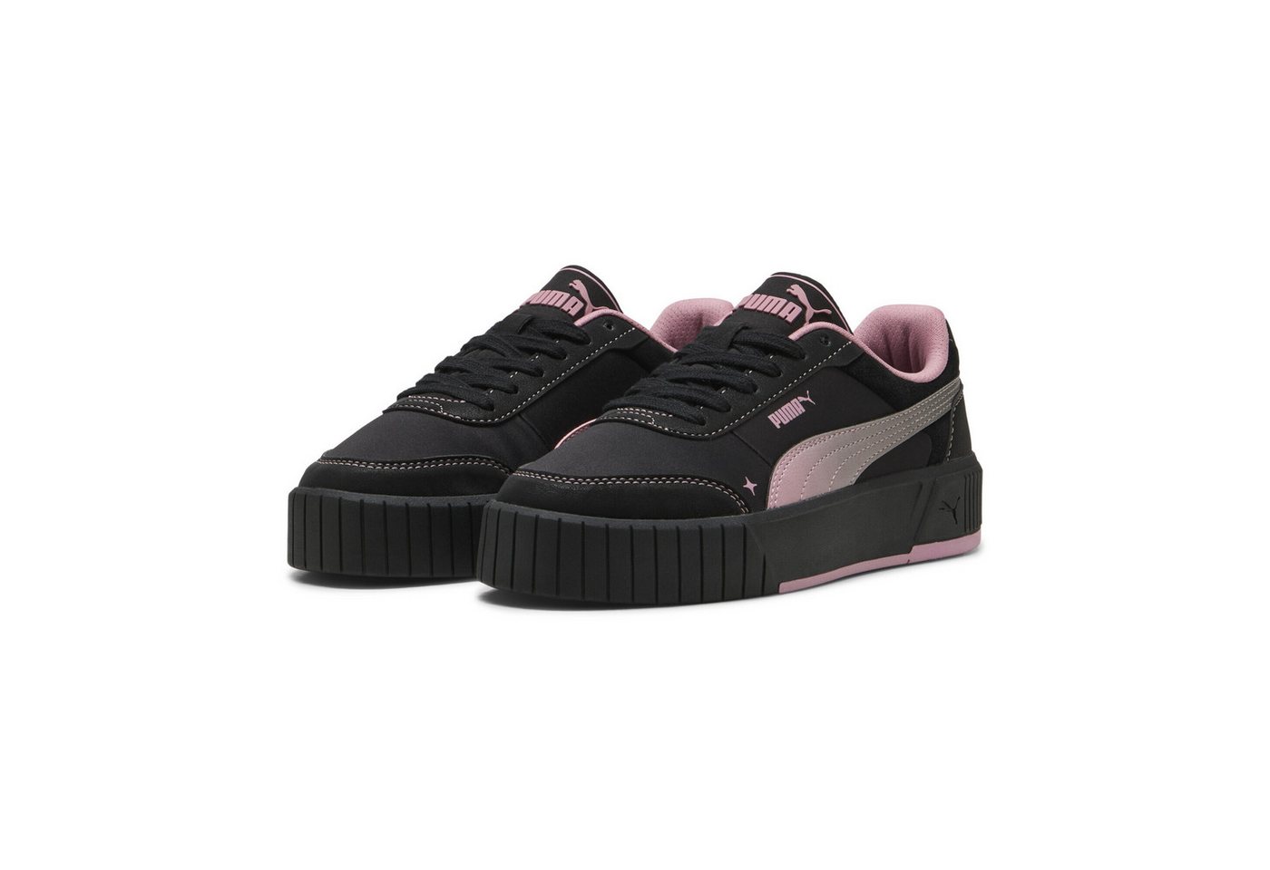 Puma Carina Mia Satin Princess Sneakers Damen Sneaker (schwarz)