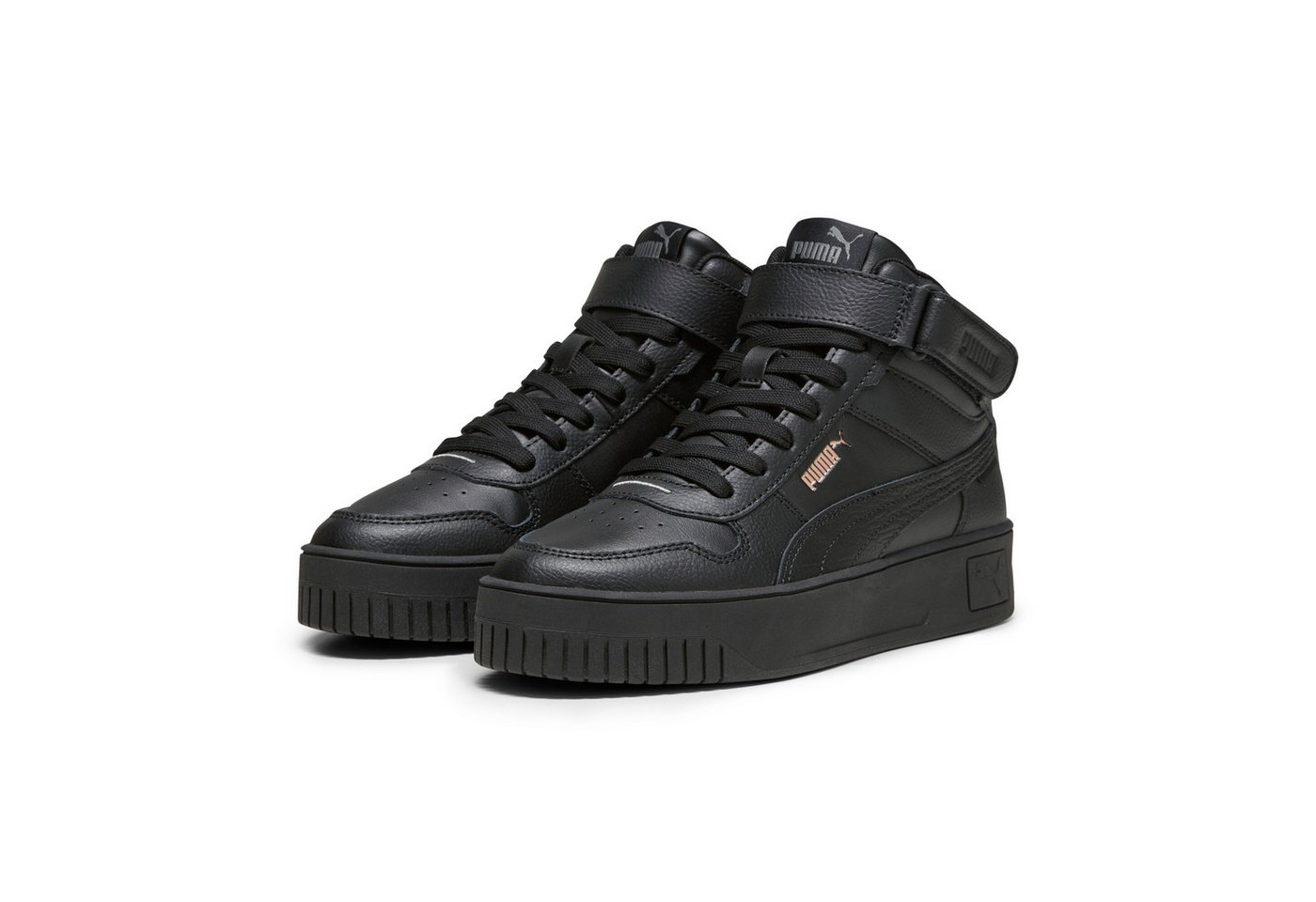 Puma CARINA STREET MID Sneaker (schwarz/gold)