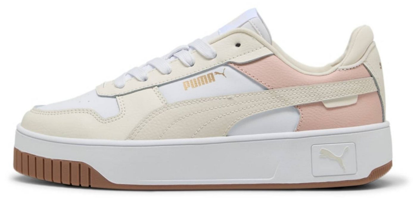 Puma Carina Street White-Alpine Snow-Frosted Ivory Sneaker