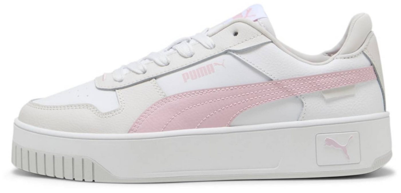 Puma Carina Street White-Rose Mauve-Feather Gray Sneaker