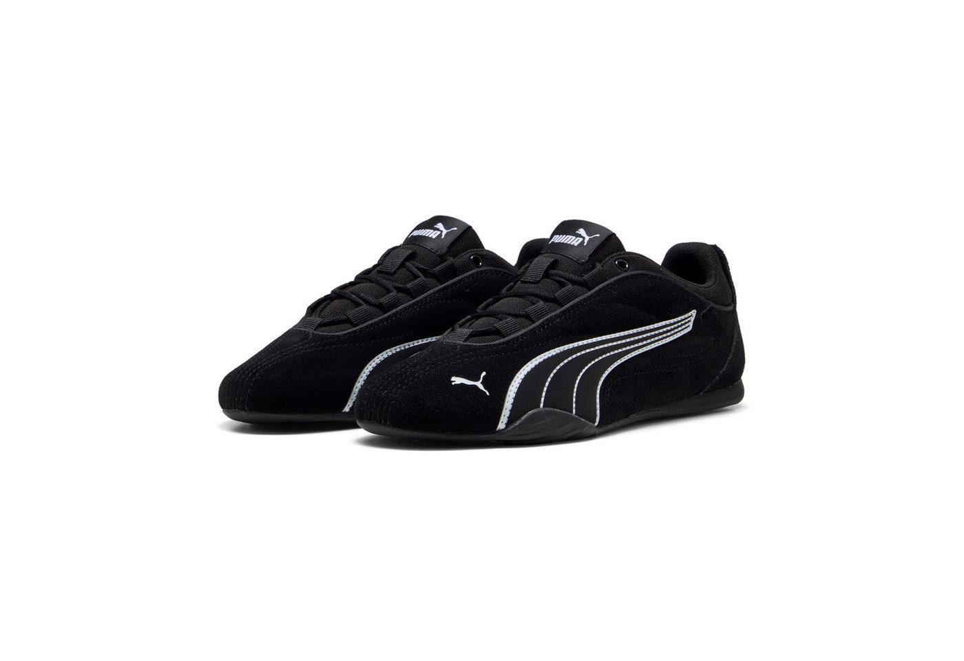 Puma CATCH SOLEIL SD Sneaker mit Gummi-Laufsohle, mit SOFTFOAM+ Innensohle, mit Schnürung (schwarz/weiß)