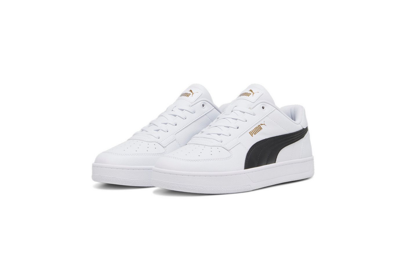 Puma CAVEN 2.0 Sneaker (weiß/schwarz/gold)