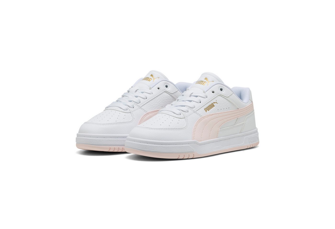 Puma CAVEN III Sneaker für sportliche und lässige Looks, mit gepolstertem Fußbett (weiß/gold)