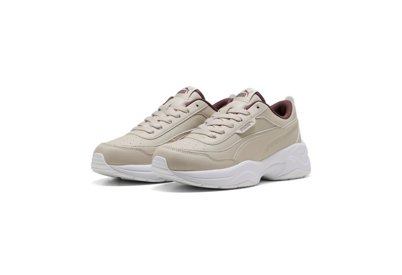 Puma CILIA MODE Sneaker für Alltag, mit SOFTFOAM+ Einlegesohle (silber/weiß)