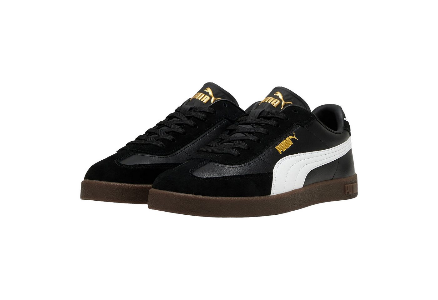 Puma Club II Era Sneaker mit SOFTFOAM+ Einlegesohle (schwarz/weiß)