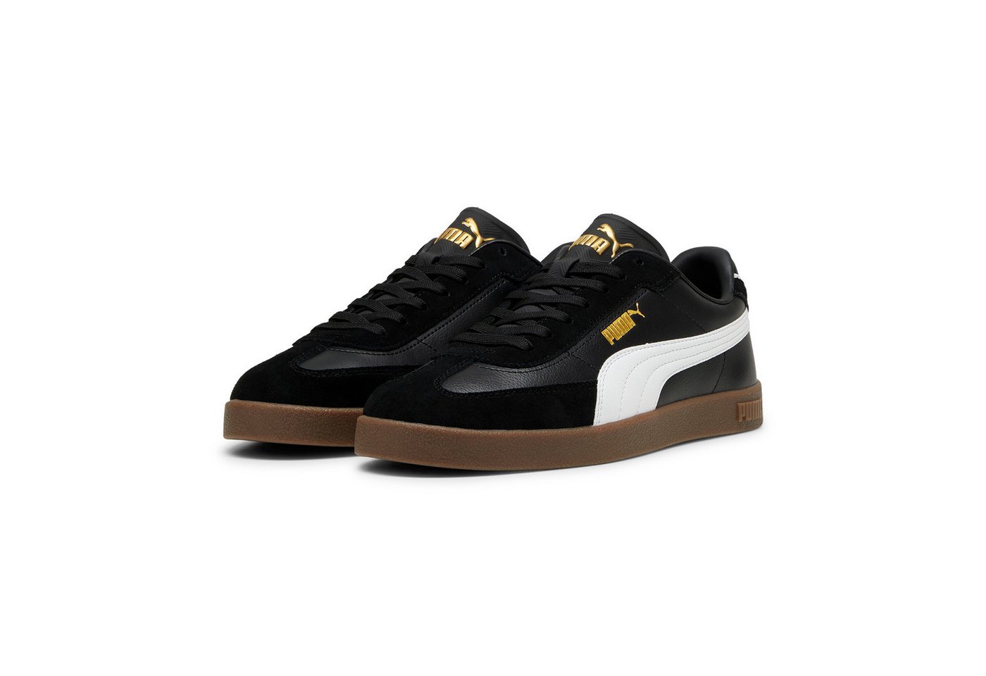 Puma CLUB II ERA Sneaker (schwarz/weiß/gold)