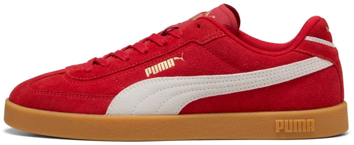 Puma Club II Era Suede For All Time Red-White-Gold Sneaker