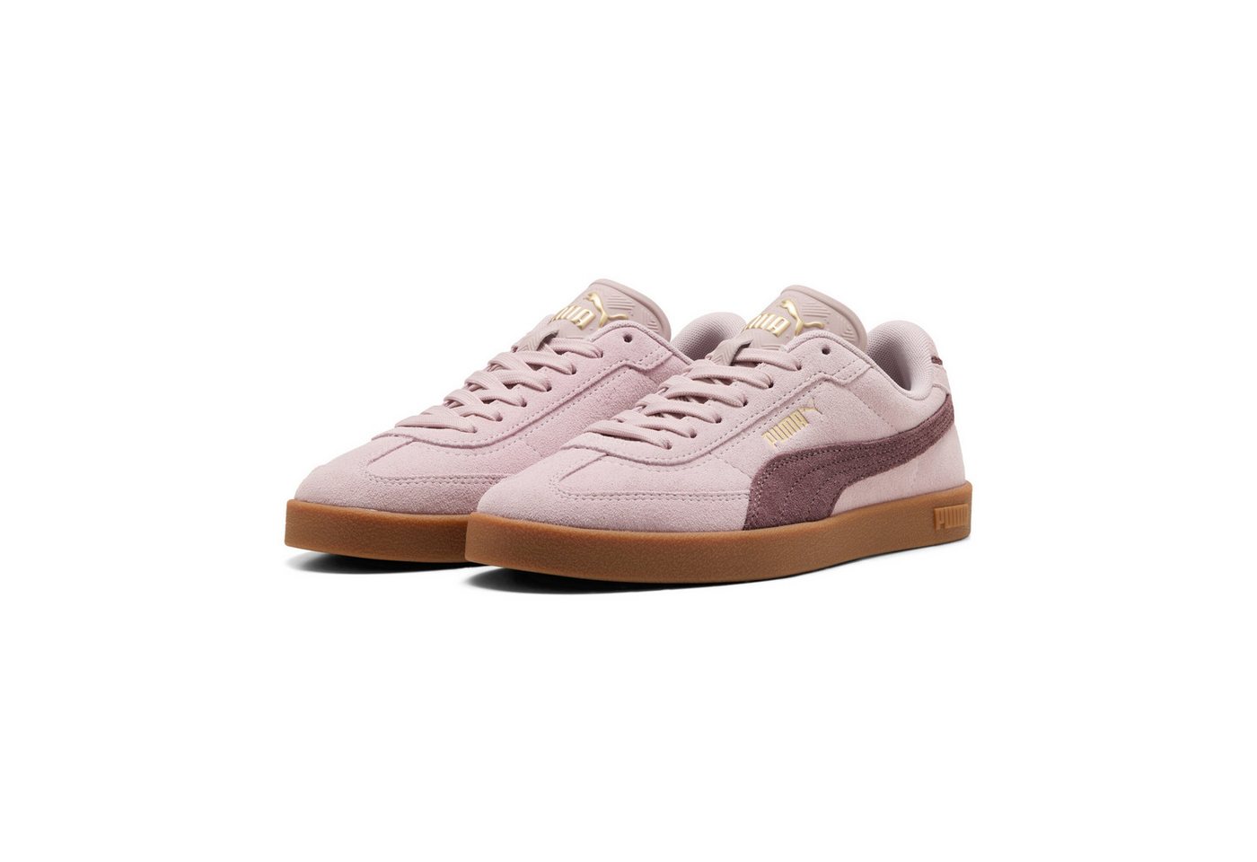 Puma CLUB II ERA SUEDE Sneaker für aktiven Alltag, mit SOFTFOAM+ Einlegesohle, mit Gummilaufsohle (rosa)